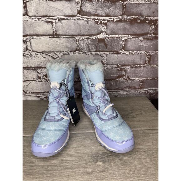 Disney X Sorel Z52113 Blue Whitney Short Frozen 2 Elsa Snow Boot Girls 5 US/37EU - Picture 16 of 16